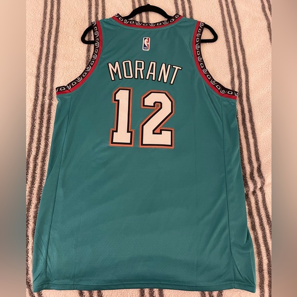Nike NBA authentics Retro Grizzlies Morant Jersey. Size large. NWT - Picture 2 of 6